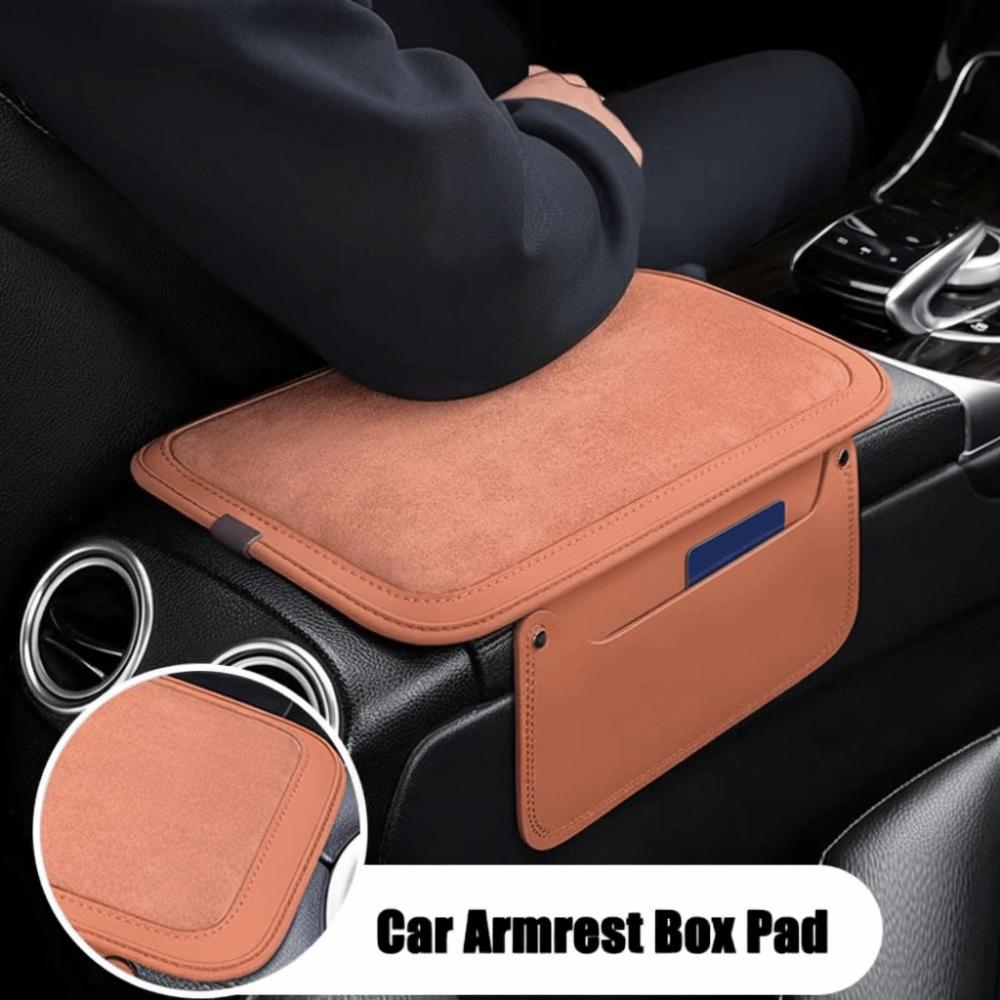 Thicken Center Console Armrest Cushion PU Leather Arm Rest Heightening Pillow  SUVs