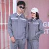 Durable Reflective Workwear Set: Long Sleeve Auto Repair Suit for Spring and Autumn