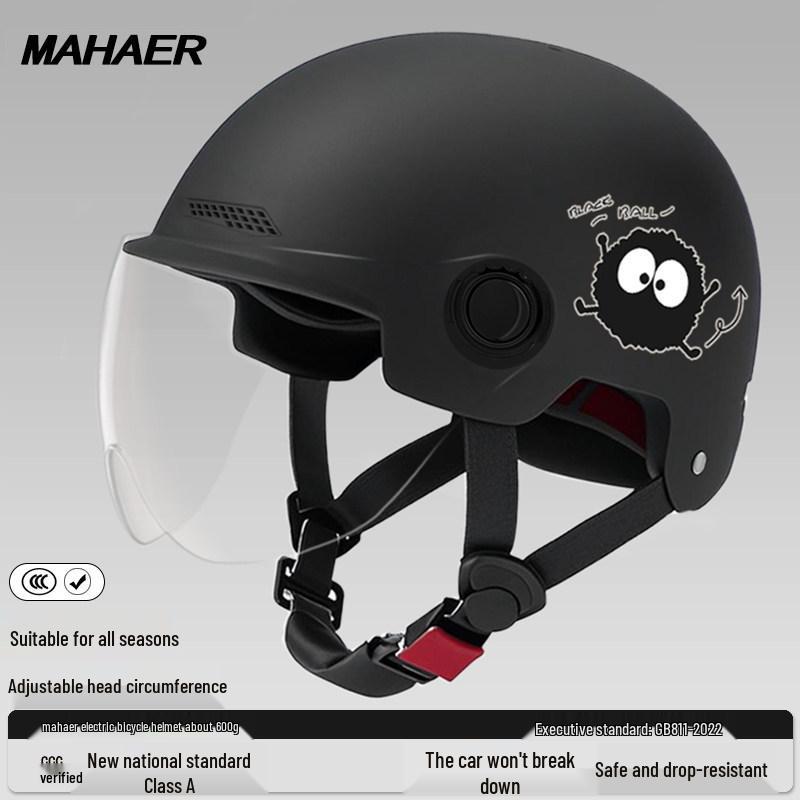 Universal 3C-Certified Electric Scooter Helmet for Men & Women - Cute, All-Season, Sun-Protective