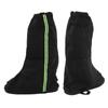1 Pair Snow Shoes Boots Covers with Reflector Waterproof Windproof Non Slip Rain Boot Covers for Hiking Climbing Black L