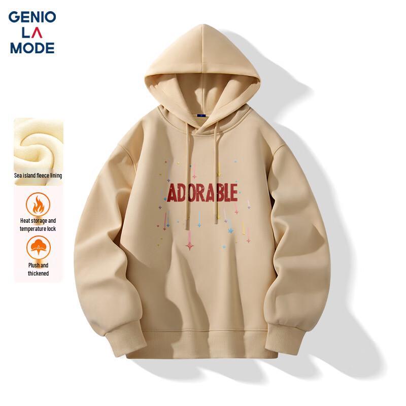 

GENIOLAMODE Men s Fleece Pullover Hoodie XL