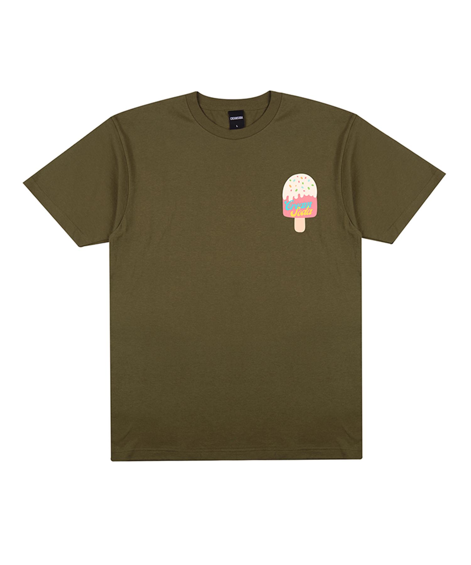Cream Soda Lab Lab Ice Cream Short Sleeve T-Shirt Olive M