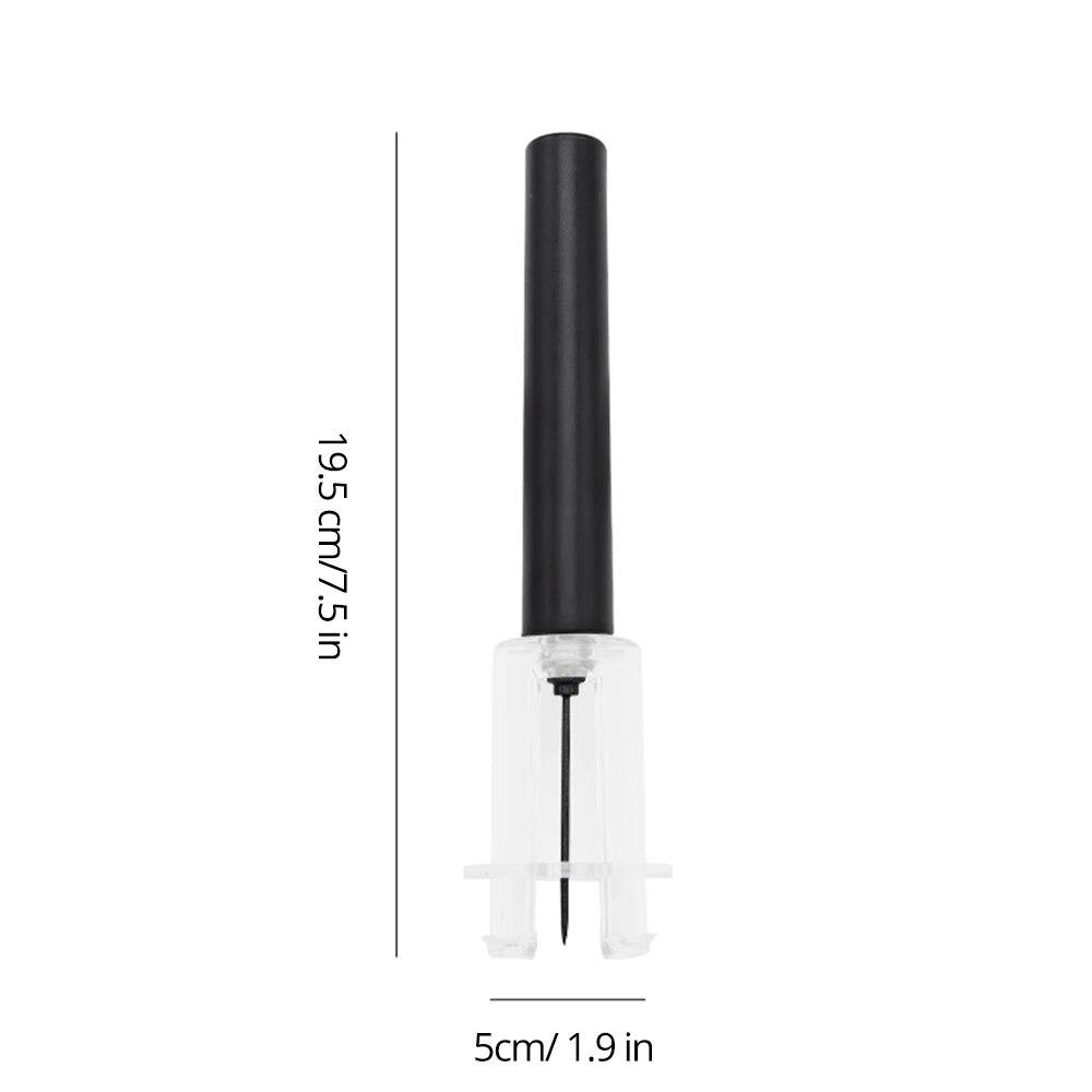 

1 шт. черный пневматический насос открывалка для бутылок открывалка для бутылок с пробкой из нержавеющей стали инструмент для открывания кухонных инструментов аксессуары