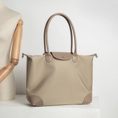 Large Capacity New Tote Bag Oxford Cloth Shoulder Bag Contrasting Color Handbag for Class Commuting Mommy Bag Shopping Bag