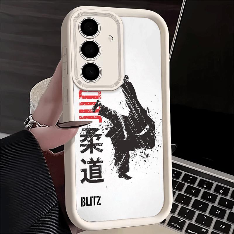 Phone Case for Samsung Galaxy A17 A16 A15 A14 A13 Judo Jiu Jitsu BJJ Brazilian A56 A36 A26 A55 A35 A25 A54 A34 A24 A53 A33 A23 A