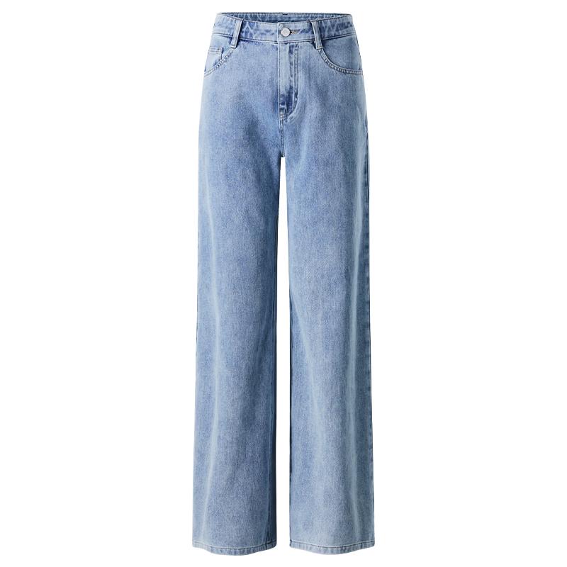 Giovanni Valentino Women s Loose Fit Slimming Denim Trousers XL