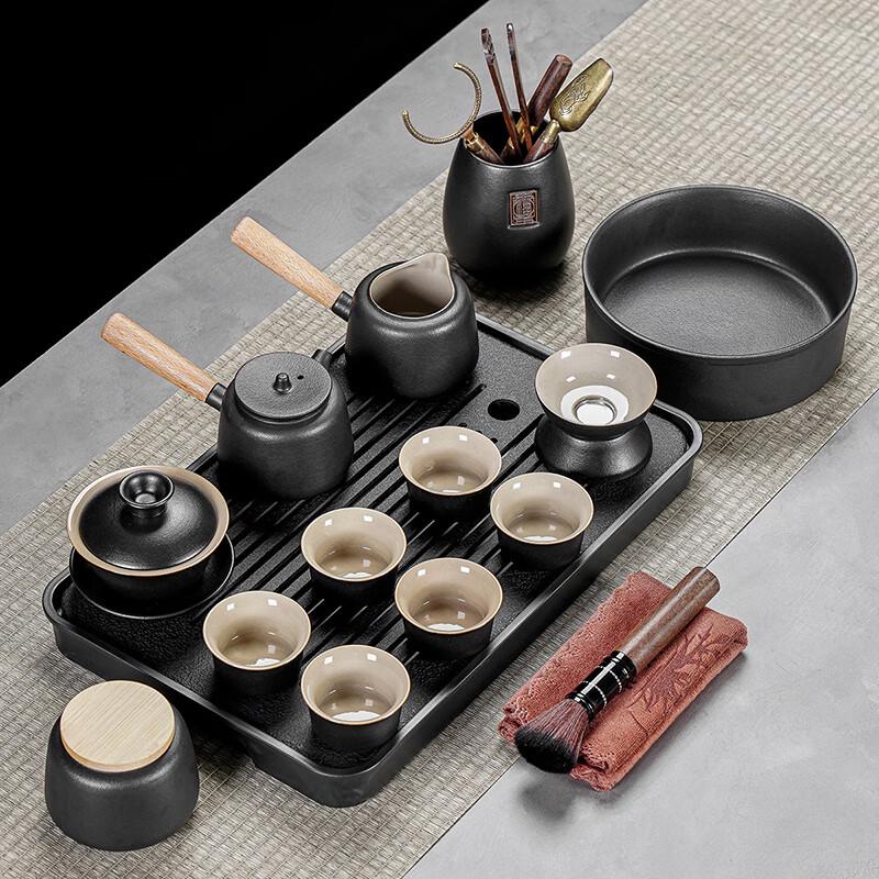 Lainuo Black Pottery Wild Goose Tea Set