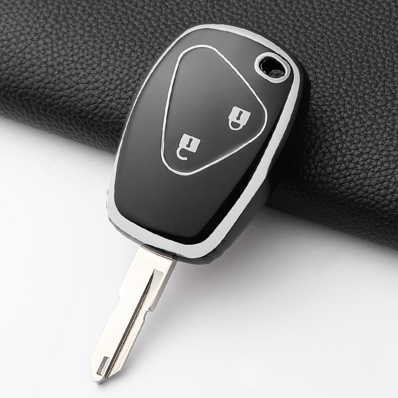 Fashion TPU Car Key Case Cover Shell Fob For Renault Megane Modus Espace Laguna Duster Logan DACIA Sandero Fluence Clio Kangoo