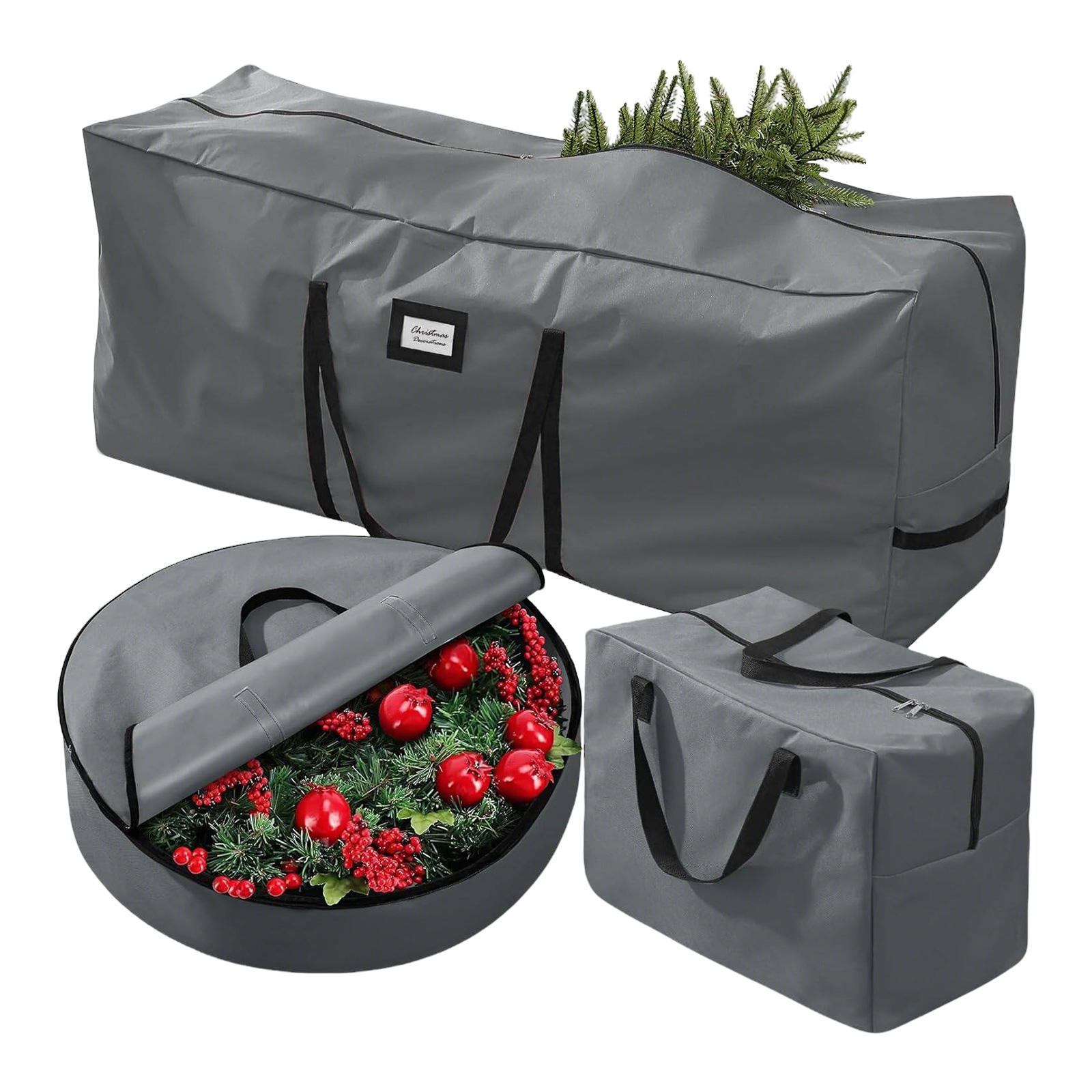 

Multi-Color Christmas Tree Storage Bag One Size білий