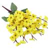 1 Bunch 38cm Artificial Plum Flower Silk Petals Spring Winter Garden Potted Plants Wedding Scene DIY Home Bouquet Decoration