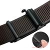 Men's Toothless Automatic Buckle Leather Belt for Men's Business Casual Versatile Simple Men's Middle Aged and Young Trousers