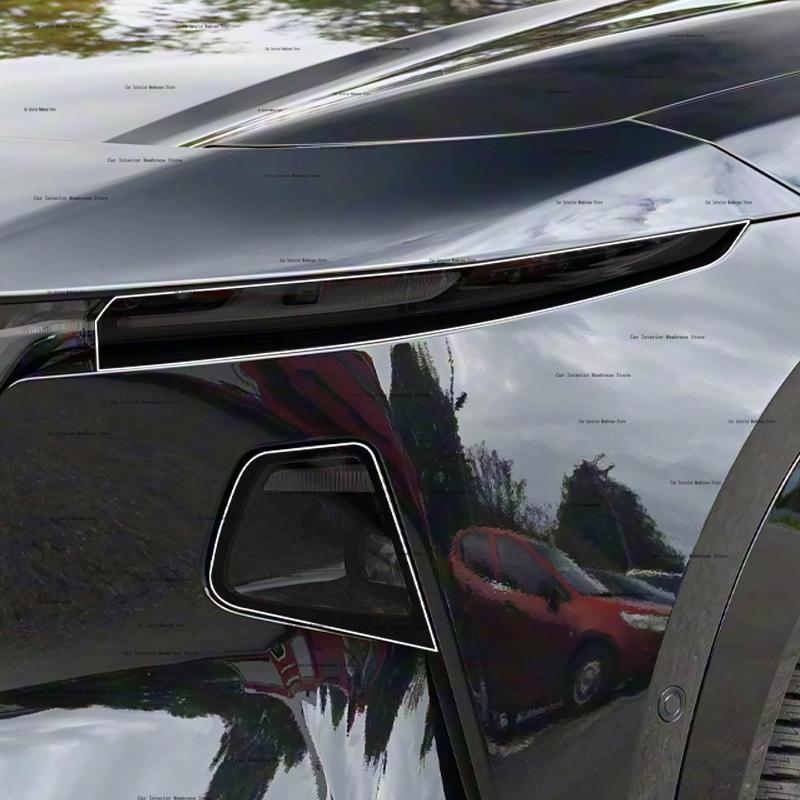 Per Mazda cx-6/cx-6e 2025-2026 Accessori Adesivo Pellicola Protettiva TPU Antigraffio Lampada Anteriore Esterna per Auto
