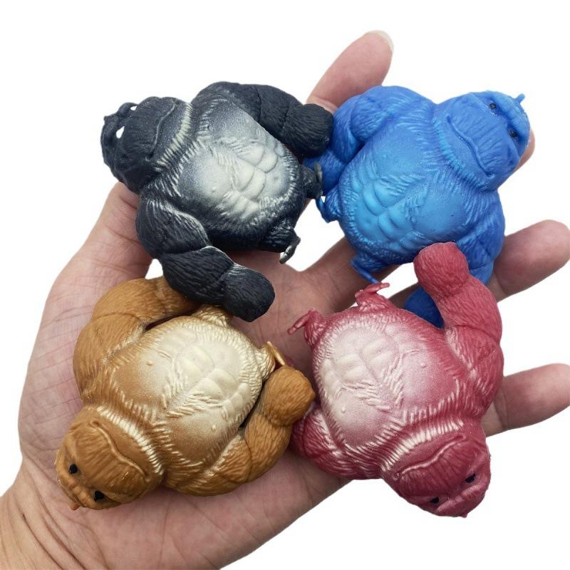 

Мультяшная игрушка-антистресс Funnytaba Squishy Mini Cute Orangutan Squeeze Fingertip Kawaii Orangutan Kids Fidget Toy Birthday Gift Stress Relief Toys