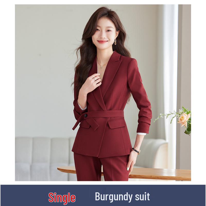 2024 Autumn/Winter Women's Versatile Professional Suit Set with Blazer