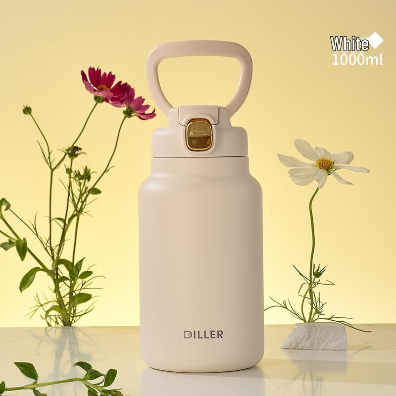 

Diller 1.5L Stainless Steel Insulated Sports Water Bottle with Straw