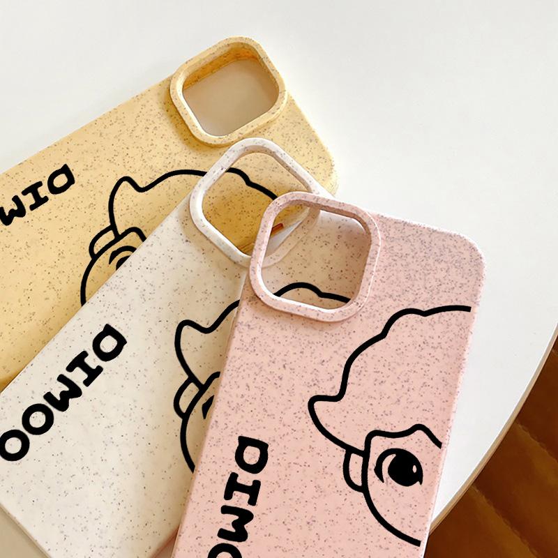 Pouzdra na mobilní telefon pro iPhone 11 13 XR 15 Pro Max 12 14 Pro Max Pouzdro iPhone 16 7 Plus 8 Plus XS Max Rozložitelné a ekologické proti pádu