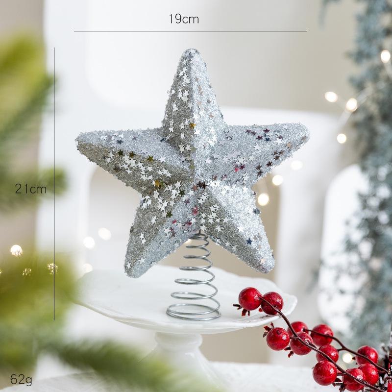 Popular Christmas Tree Topper: Rhinestone Five-Point Star