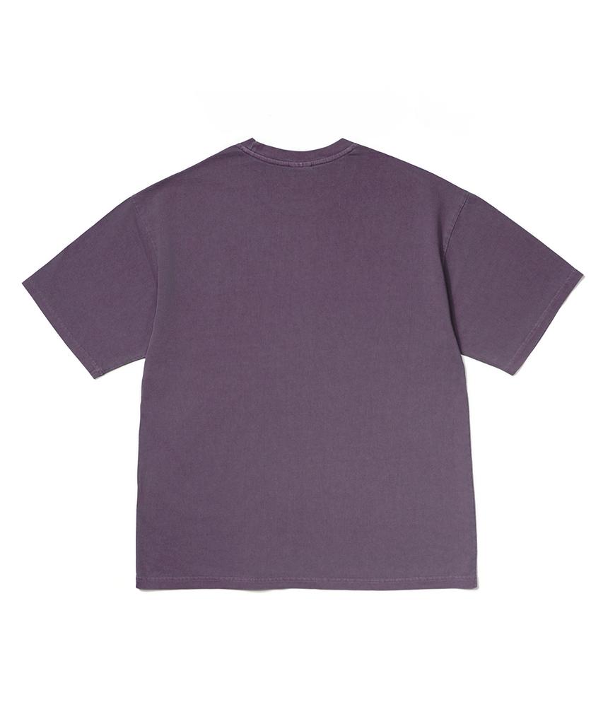 GAKKAI UNIONS Hitit Star Pigment Short Sleeve T-Shirt Ash Purple