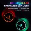 Universal LED Cup Coaster USB Rechargeable Car Interior Decoration Items for Mitsubishi Triton L200 Pajero Sport
