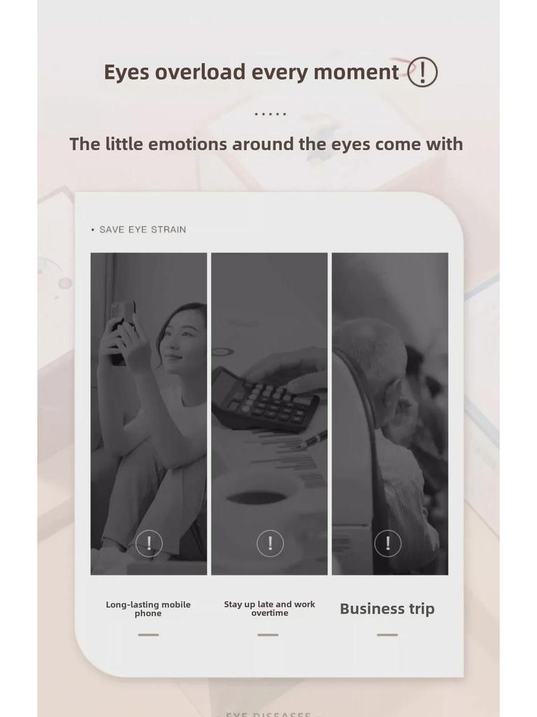 Ermutao Aromatherapy Steam Eye Mask: Self-Heating Relief for Eye Fatigue with Magic Shading.