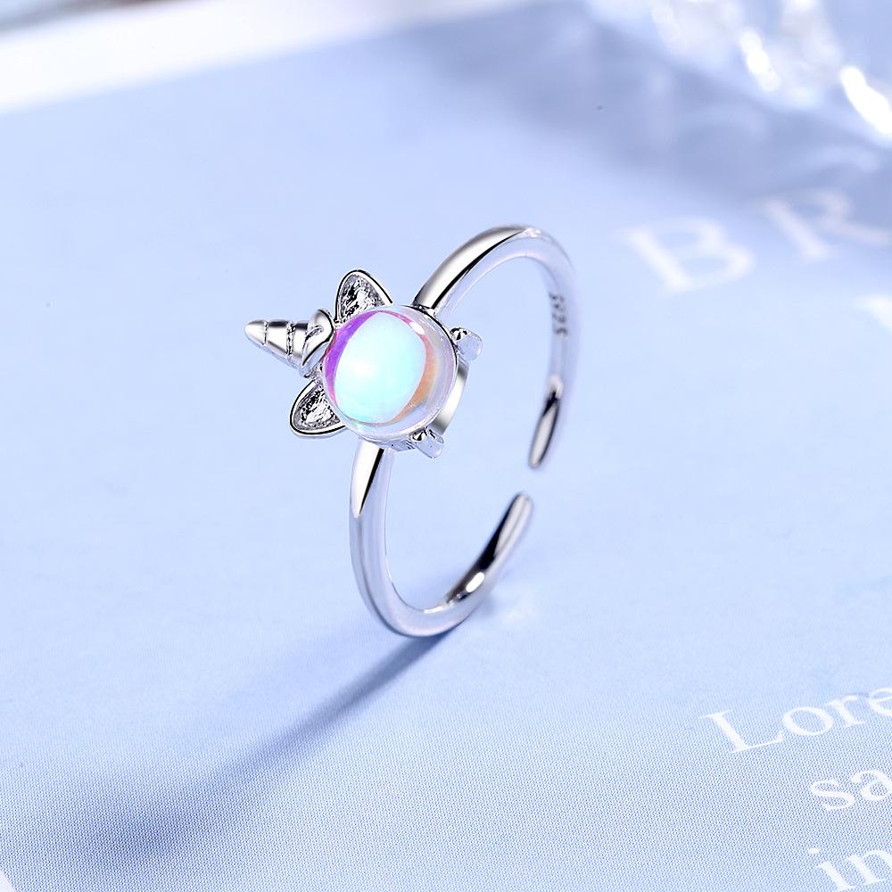 New 925 Sterling Silver Ring AAA Zircon Adjustable Simplicity Fashion Exquisite Women Jewelry Accessories Wedding Party Gift