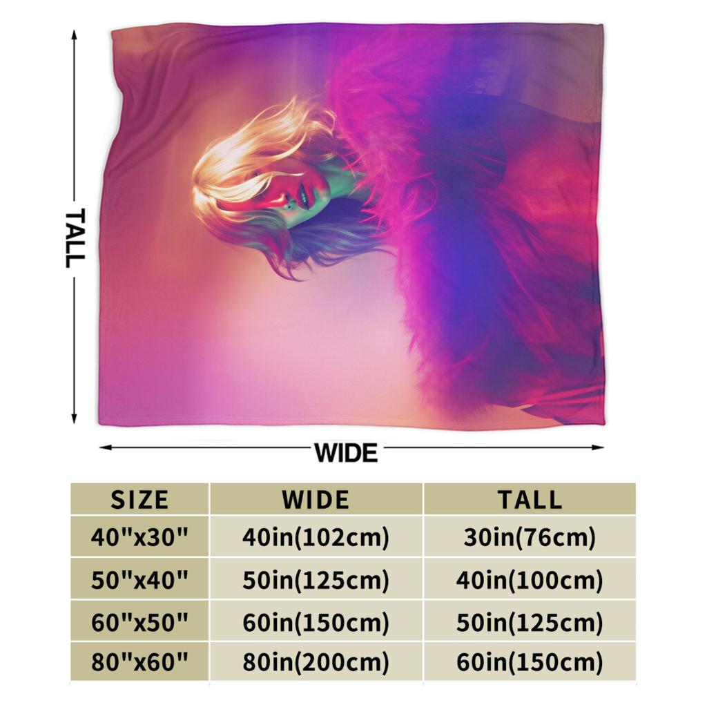 Super Warm Blanket Students Decorative I Feel So Album M-Madonnas Throw Blanket Bedspread For Home Decor Sofa Bed