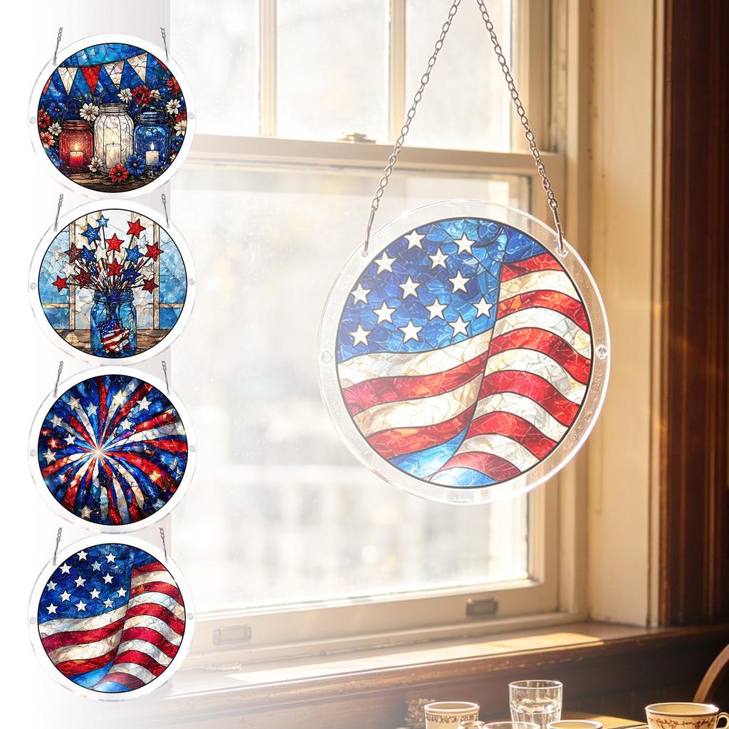 Acrylic Puzzle Window Hanging, Colorful Sunrise Sun Catchers Panel SunCatchers Puzzles Decor For Birthday Women, Men, Wife, Aunt, And Mom
