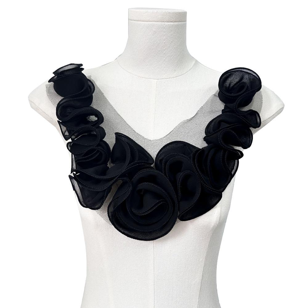 Removable Artificial Flower Patch 3D Chest Flower New Clothes Appliques