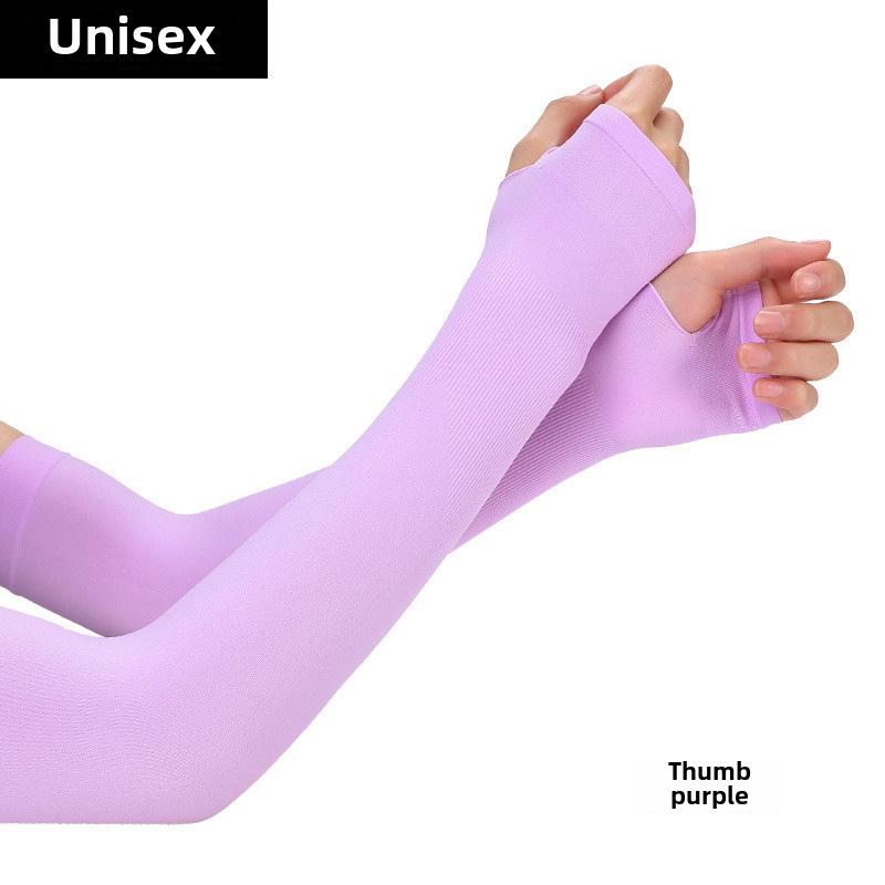 Summer UV Protection Ice Silk Sleeves for Outdoor Sports & Travel