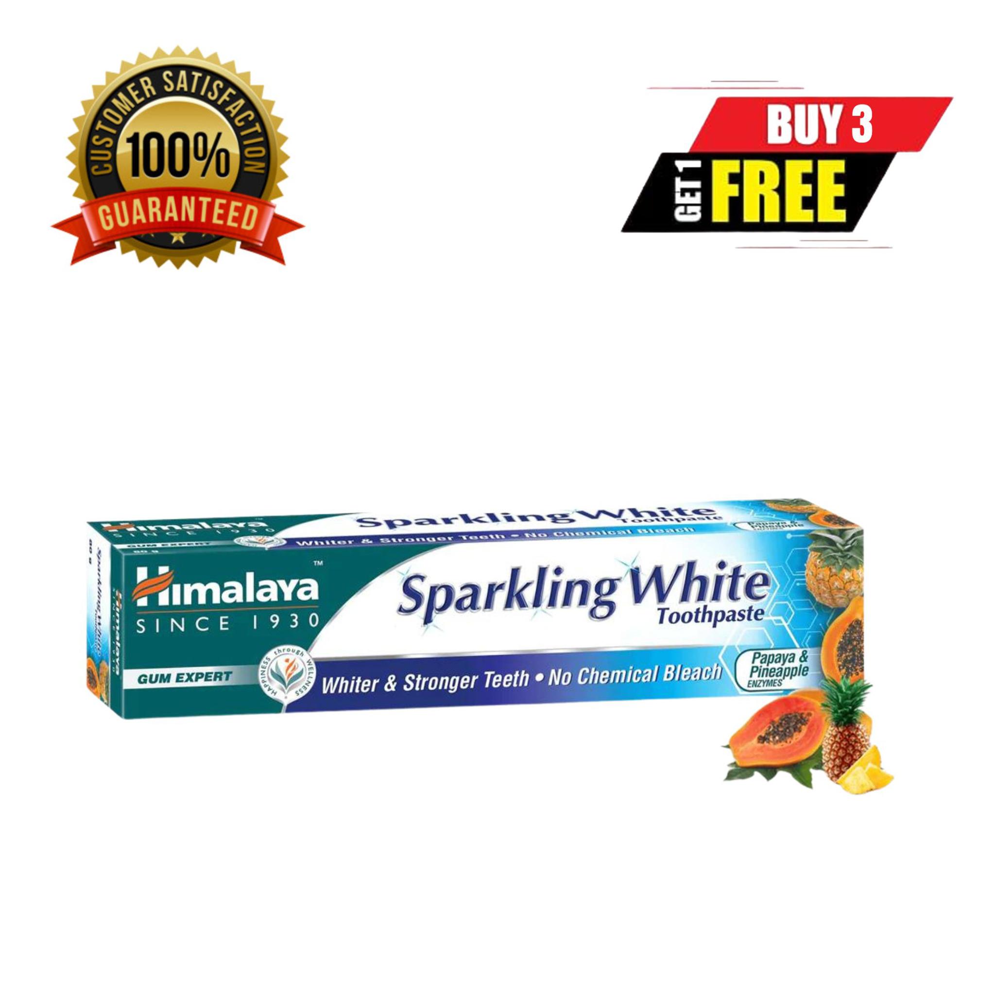 

Зубная паста Himalaya Sparkling White Toothpaste: купи 3 и получи 1 в подарок