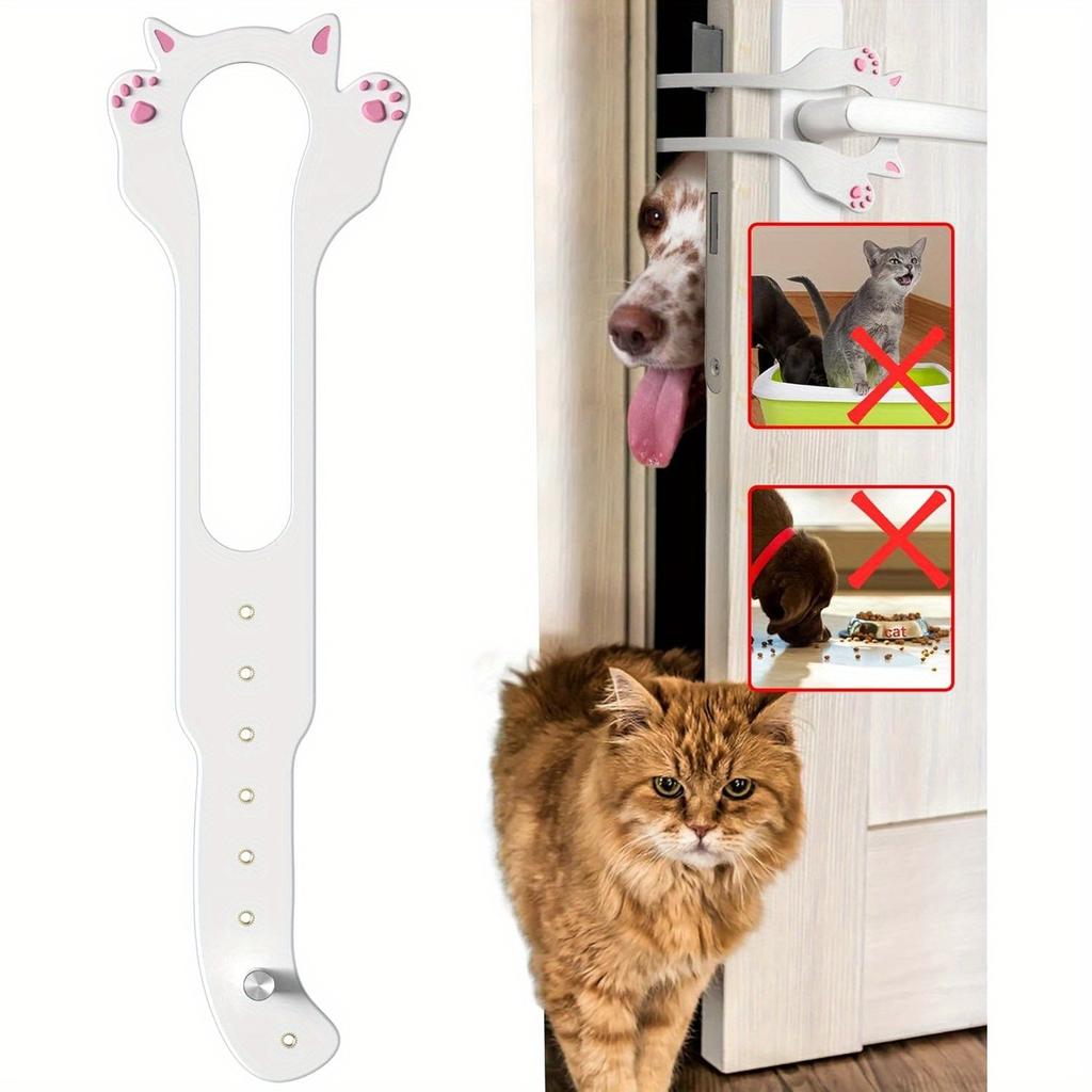 Tappo flessibile per porta per gatti con 8 dimensioni regolabili, tiene la porta larga da 1,5 a 8 pollici, separa gatti e cani in casa