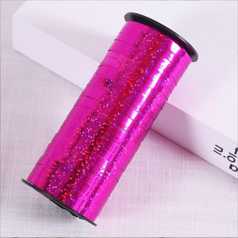 100 Yards DIY Laser Ballonband Hochzeits Schleife Farbige Bänder Party Dekoration