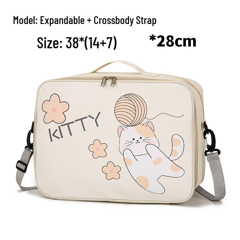 Travel Duffel Bag: Oxford Fabric Rolling Luggage and Storage Bag