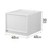 Tenma Storage Box Fits Case Multi Kitchen Storage Width 40 x Depth 40 x Height 30cm Laundry Storage Case Space Saving Clothing Case Made in Japan