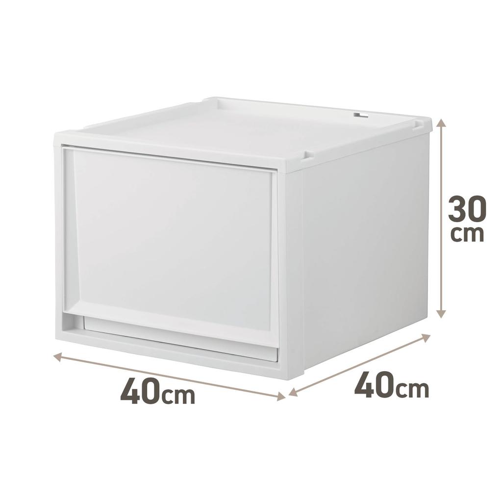 Tenma Storage Box Fits Case Multi Kitchen Storage Width 40 x Depth 40 x Height 30cm Laundry Storage Case Space Saving Clothing Case Made in Japan