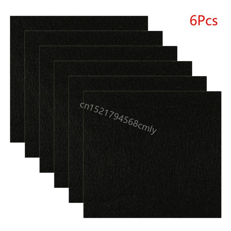 4/6Pcs Portable for Cat Litter Box Activated Carbon Filter Pad Deodorant Pet 6XDE