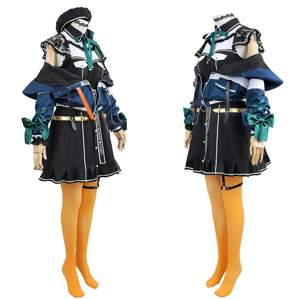 [Milky Time] Hololive Suisei Hoshimachi Cosplay VTuber Halloween New Costume (M)