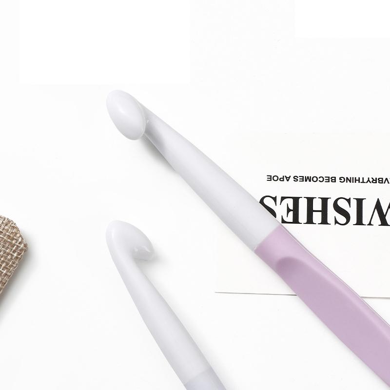 4/5Pcs Ergonomic Handle Crochet Hooks 8/10/12/15/20Mm Knitting Needles Home Weave Yarn Craft Diy Knitting Tool