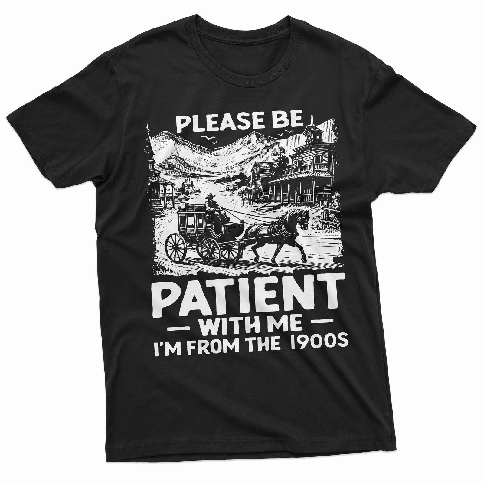 Summer Unisex Funny I Am From 1900s Tshirt Birthday Gift Funny Papa Dad Grandpa Gift Tee Round Neck Short Sleeved Shirt Y2K S