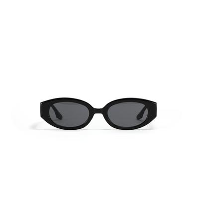 Glasses Narrow Frame Oval Sunglasses Men'S Beige Futuristic Sunglasses Women Ins Xiaohongshu