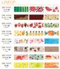 Kamiiso Sansho Japanese Washi Masking Tape in 15mm x 10m x 3 Cherry 3 Patterns Made Japan SAIENUR-2018