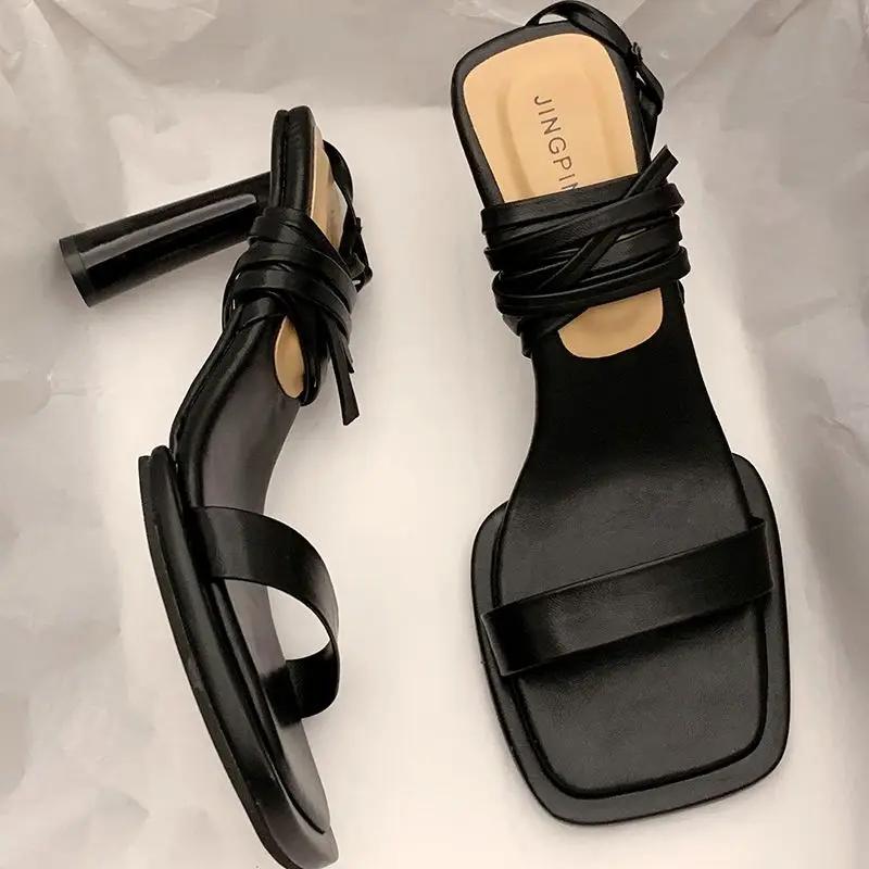 Fashion Vacation Open Toe Sandals for Women On Sale Casual Summer 2025 Comfortable Woman Shoes Wholesale Luxury The Best Asian Size Shoe