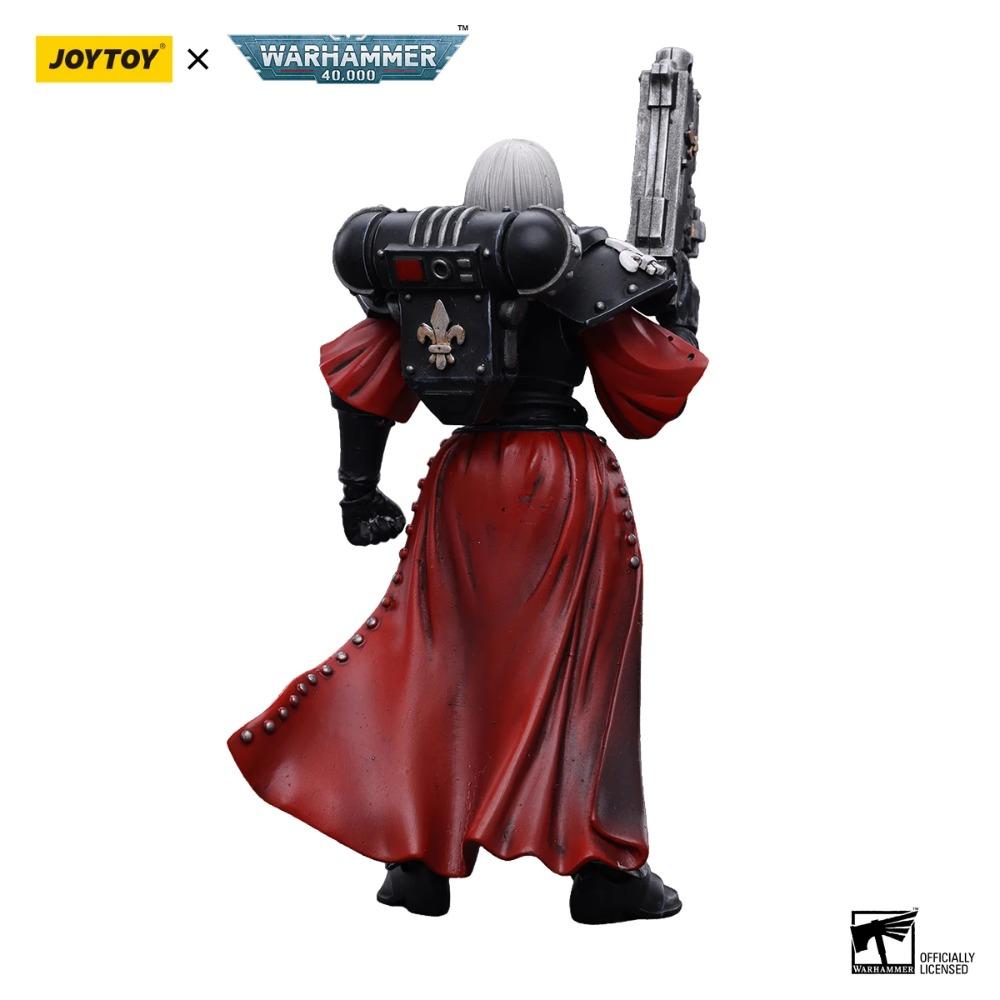 JOYTOY Warhammer 1/18 Figuras de Acción Adepta Sororitas Hermana de Batalla Hermana Noyalle Superior Kassia Jurel Ludwenna