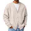 Men's Loose Casual Minimalist Cardigan , Long Sleeve Daily Wear