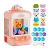 Mini máquina expendedora de garras para niños con 20 mini juguetes, mini máquina expendedora de dulces, dispensador de premios, máquina de juego de garra electrónica de juguete