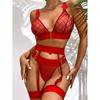 Sexy Erotic Lingerie Women Bra And Panty Garters Set Seamless Bra Kit Sexy Lingerie Outfit Bilizna Intimate