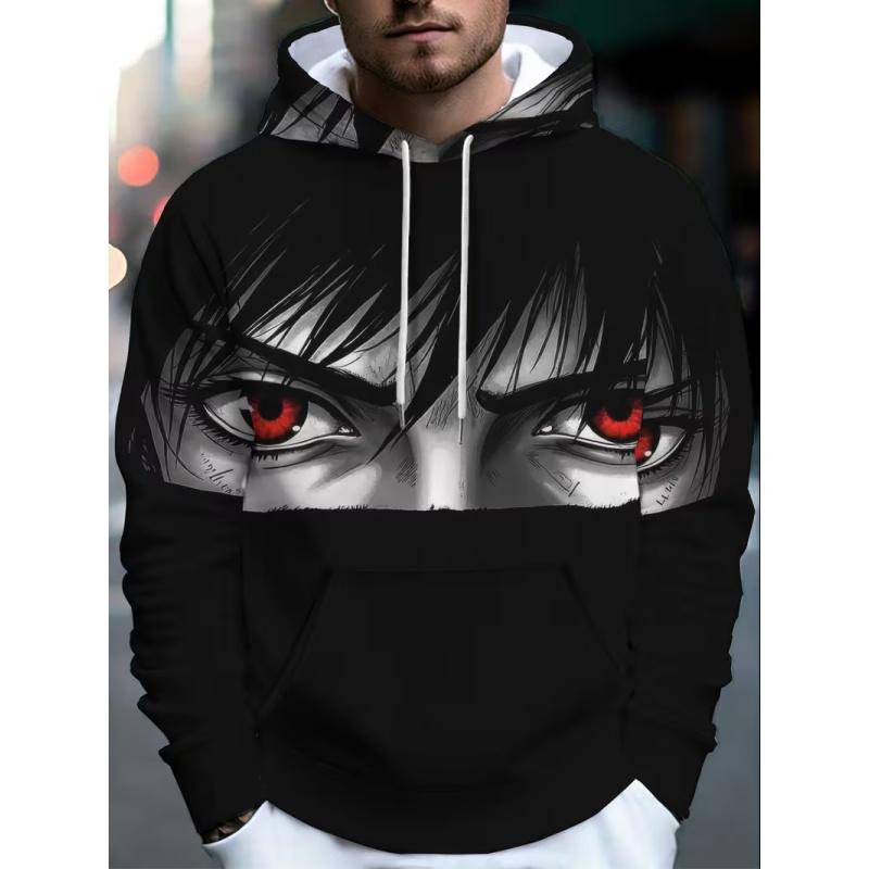 Men's trendy hooded sweatshirt, versatile and comfortable