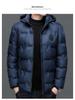 Woodpecker Herren Winter Daunenjacke mit abnehmbarer Kapuze - Warm, Dick, für Alle Altersgruppen