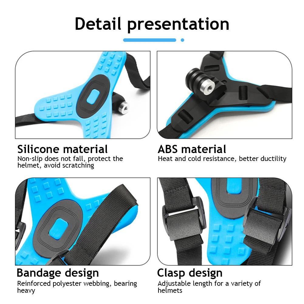 Příslušenství pro motocyklovou kameru Držák na helmu na bradu Držák na sportovní kameru Full Face pro GoPro Hero 5/6/7