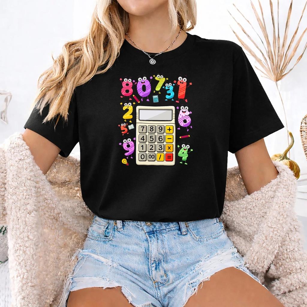 Maths Day T Shirt Kids Preschool Number Day Funny School Tee UK , Hello Number